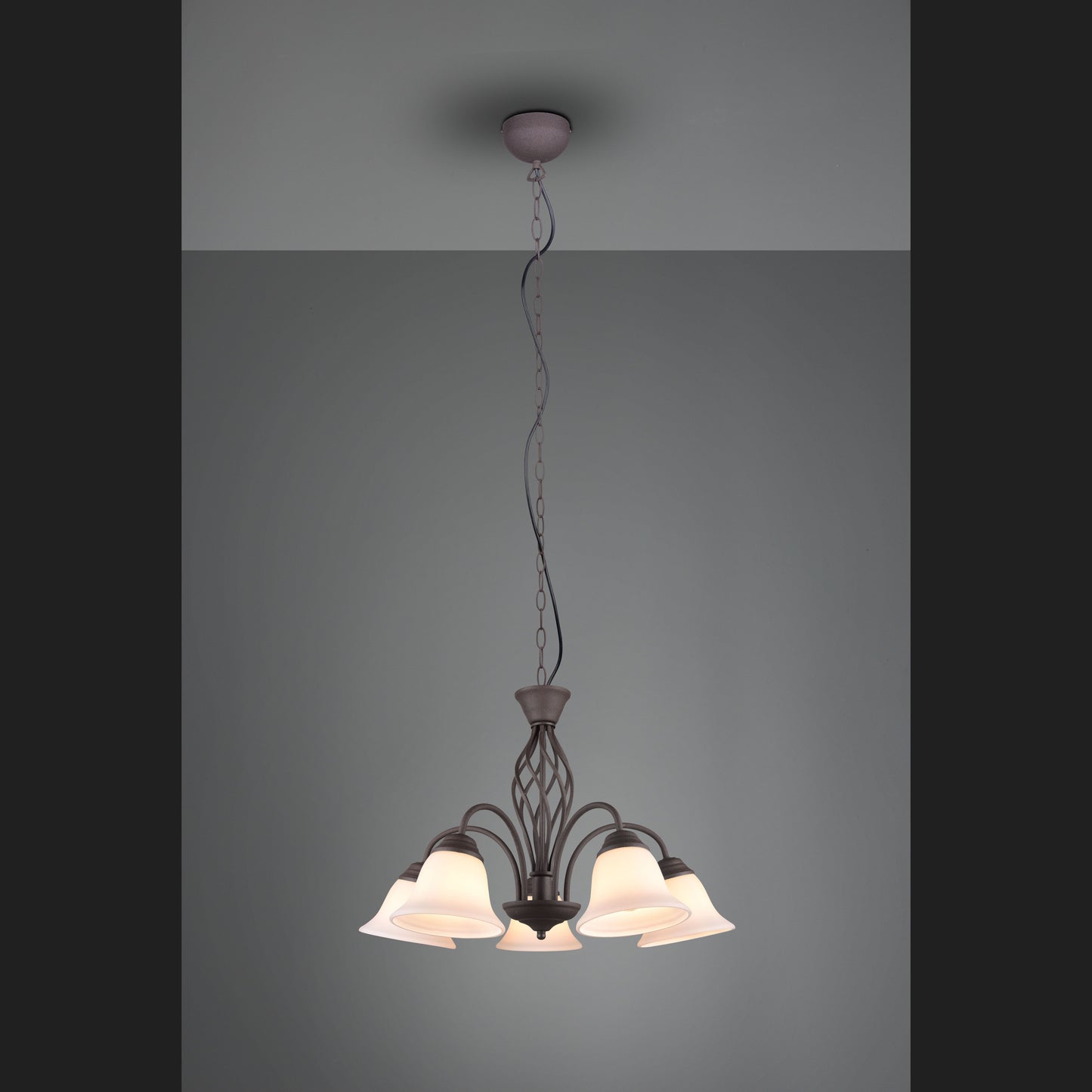 Rustica  - Chandelier - White - Trio