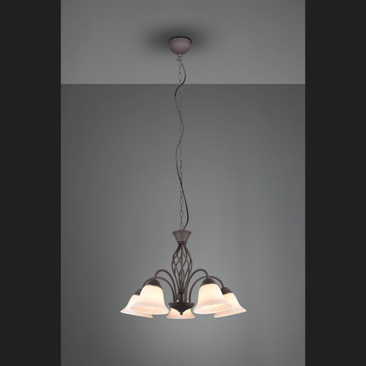 Rustica  - Chandelier - White - Trio