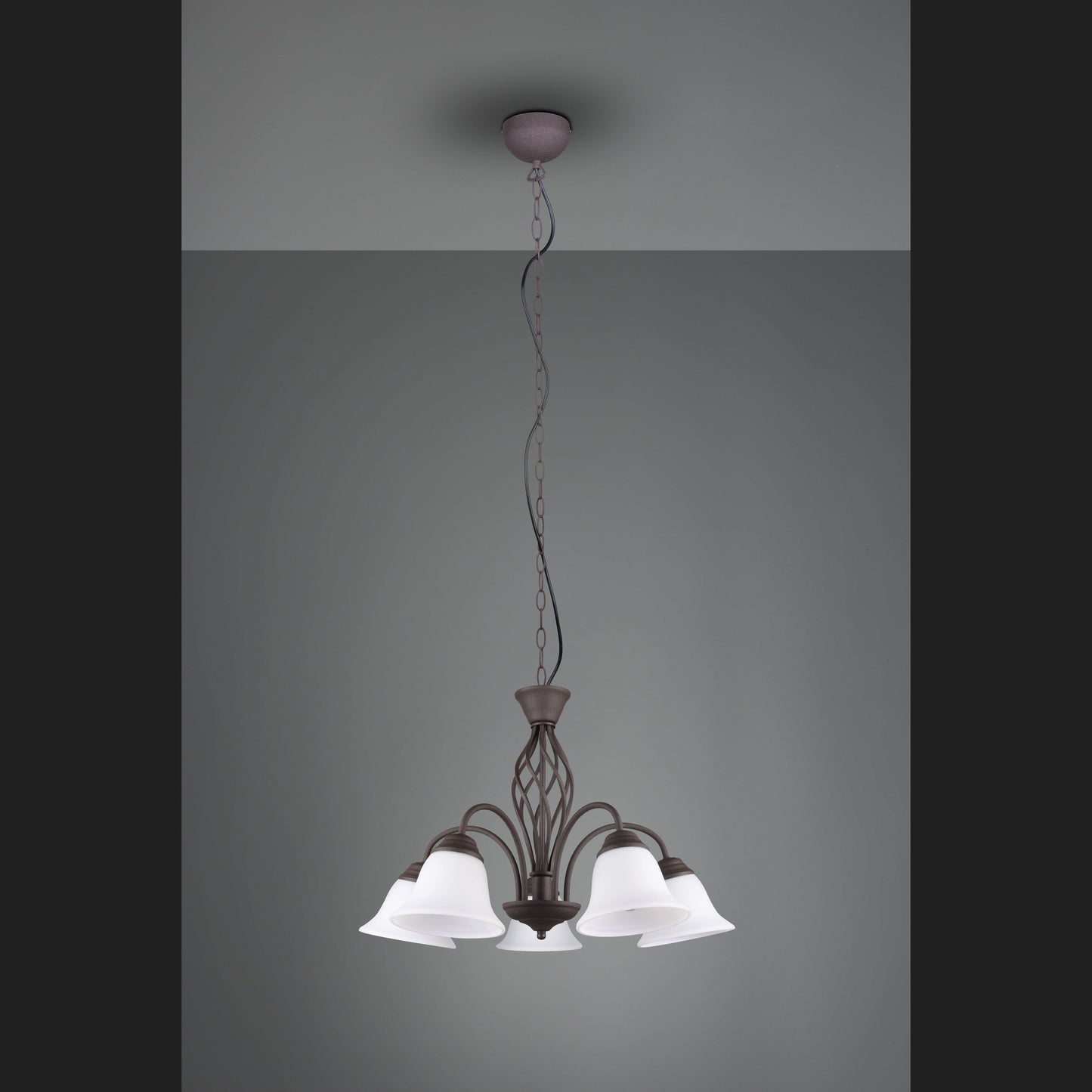 Rustica  - Chandelier - White - Trio