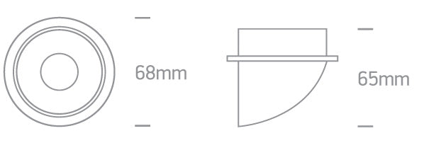 Recessed Cut Cylinders Aluminium