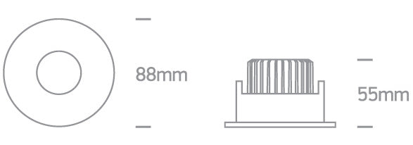 The COB IP54 Dark Light Range