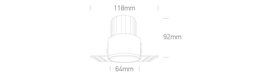 The Trimless 3W Range