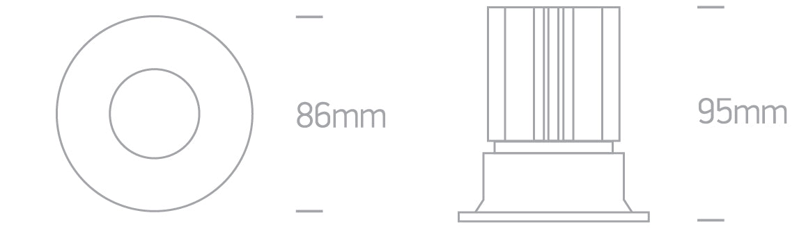 The 12W COB IP65