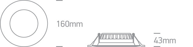 The Budget Downlight Range Aluminium