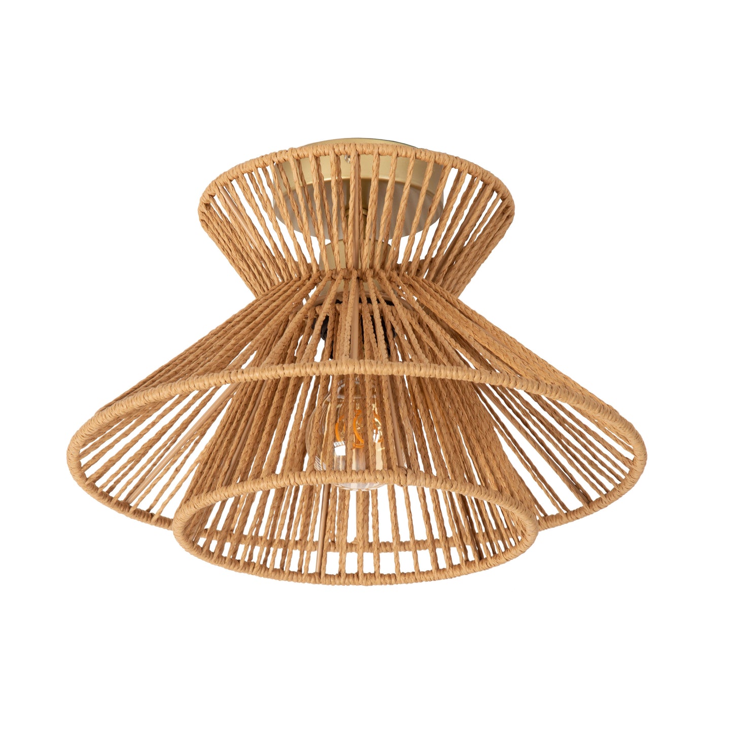 Lucide TASMAN - Flush ceiling light - Ø 32 cm - 1xE27 - Natural