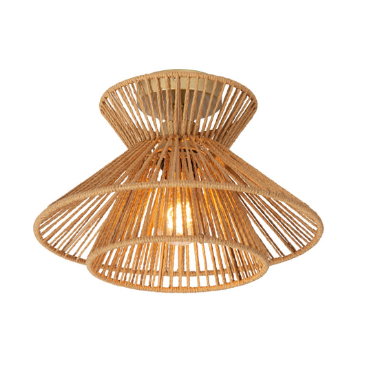 Lucide TASMAN - Flush ceiling light - Ø 32 cm - 1xE27 - Natural