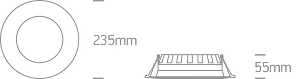 The Budget Downlight Range Aluminium