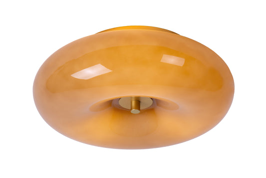 Lucide SENTINO - Flush ceiling light - Ø 30 cm - 3xG9 - Taupe