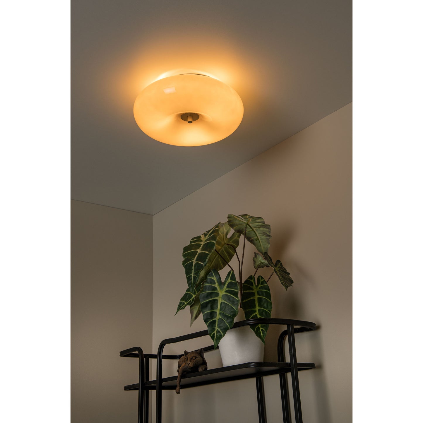 Lucide SENTINO - Flush ceiling light - Ø 30 cm - 3xG9 - Taupe