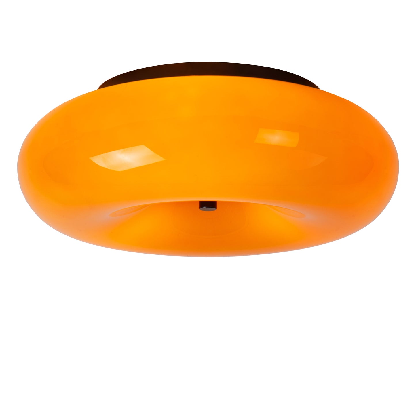 Lucide SENTINO - Flush ceiling light - Ø 30 cm - 3xG9 - Orange