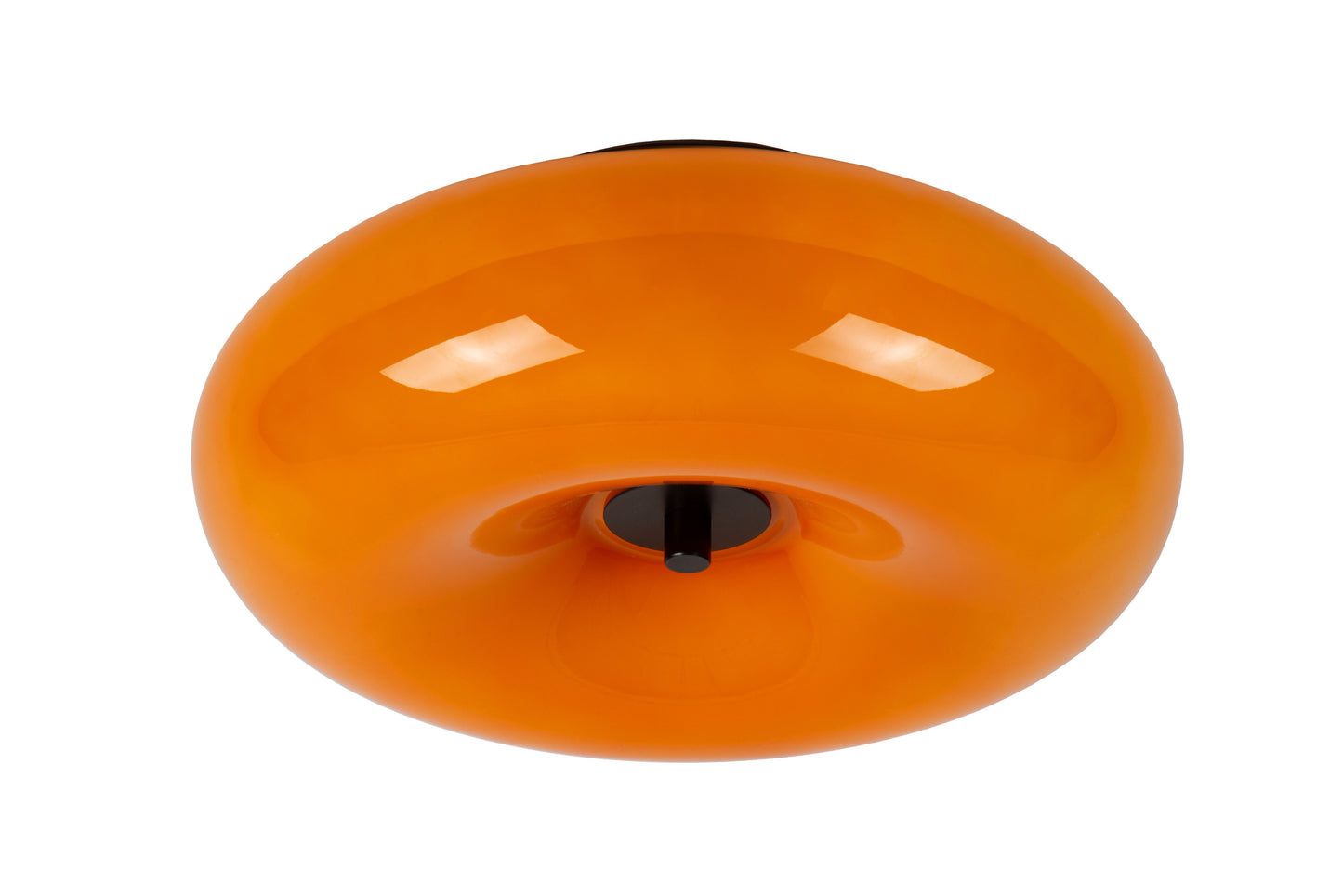 Lucide SENTINO - Flush ceiling light - Ø 30 cm - 3xG9 - Orange