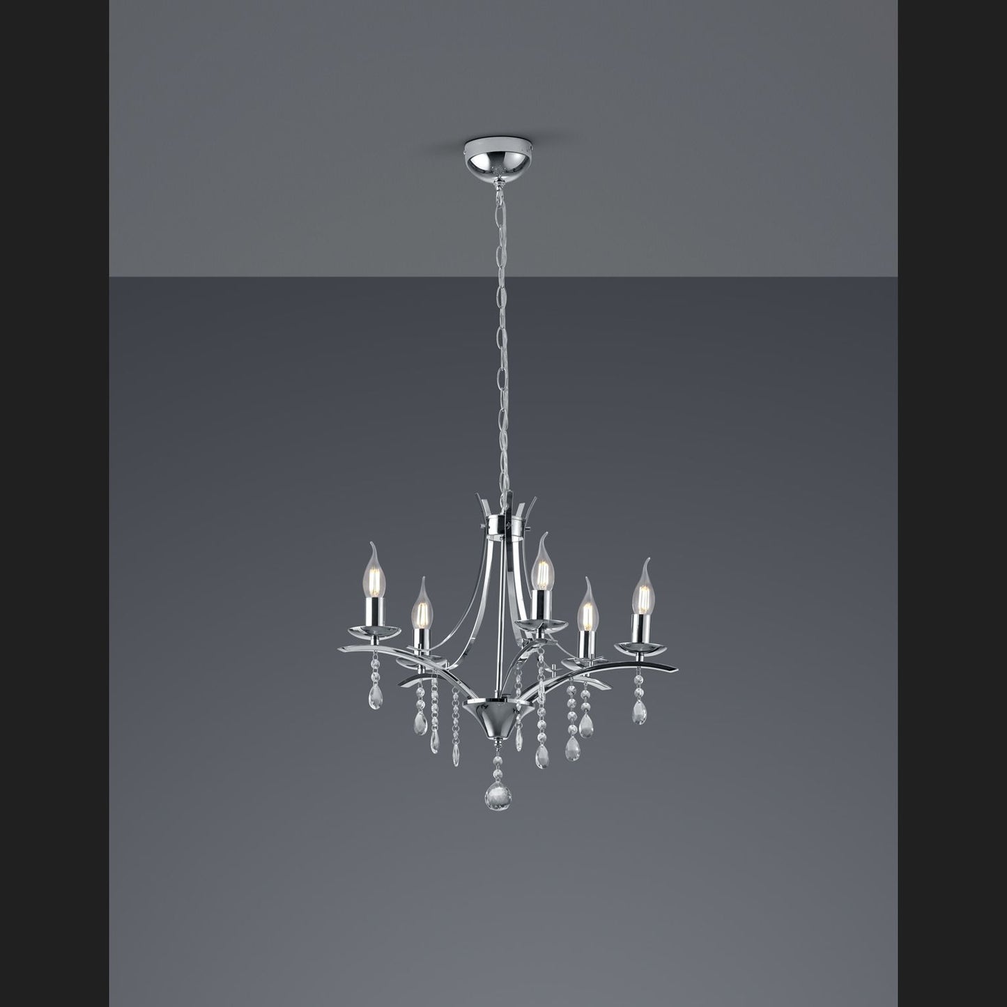 Lucerna  - Chandelier - Chrome - Trio