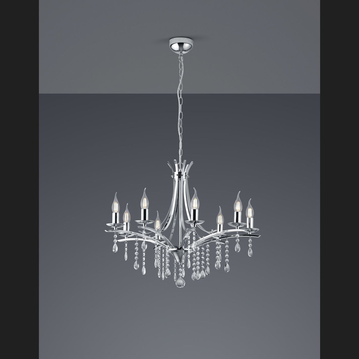 Lucerna  - Chandelier - Chrome - Trio