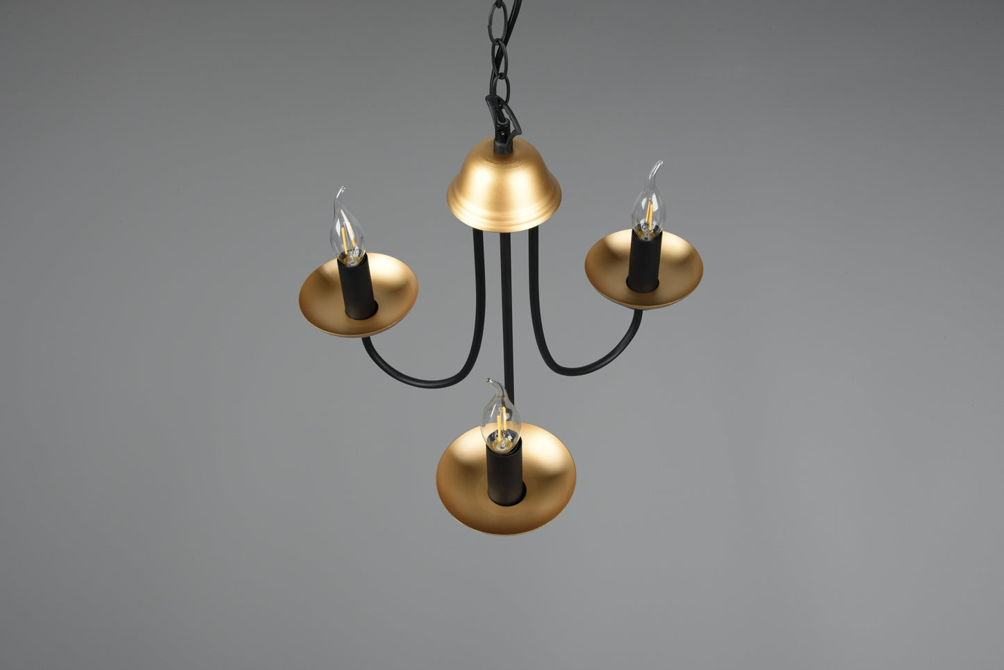 Livia  - Chandelier - Black Matt - Trio