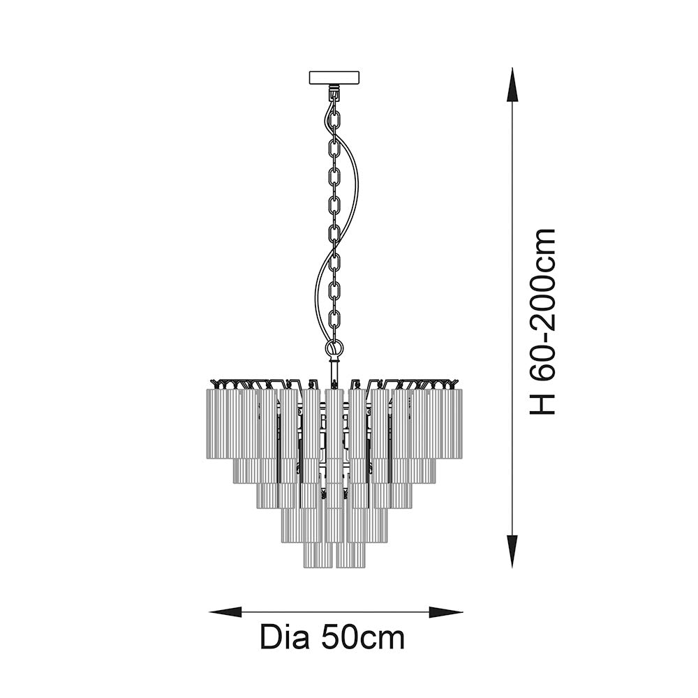 Toulouse 12lt Pendant