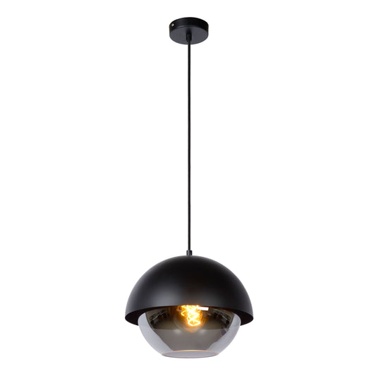 Lucide COOPER - Pendant light - Ø 30 cm - 1xE27 - Black