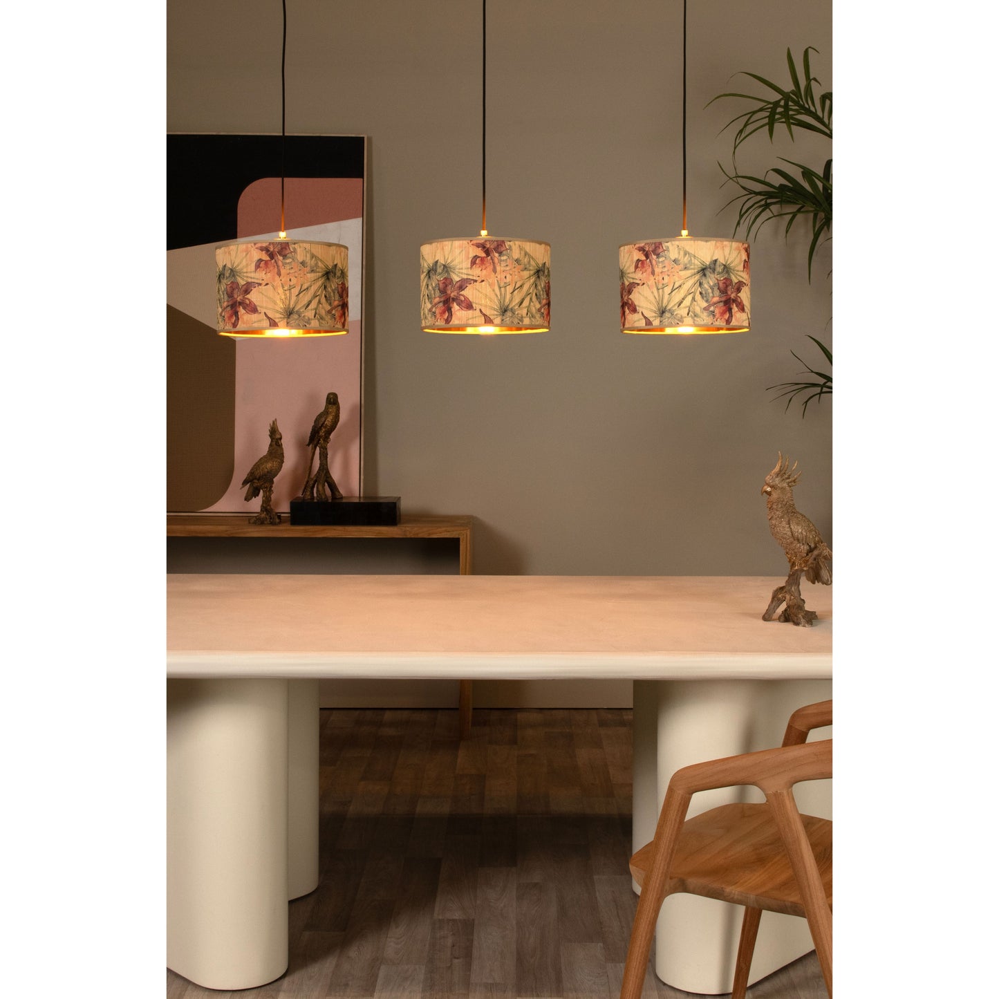 Lucide TANSELLE - Pendant light - 3xE27 - Multicolor