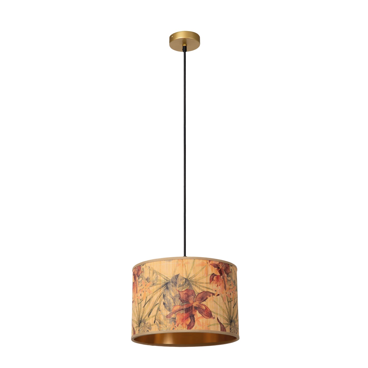 Lucide TANSELLE - Pendant light - Ø 30 cm - 1xE27 - Multicolor