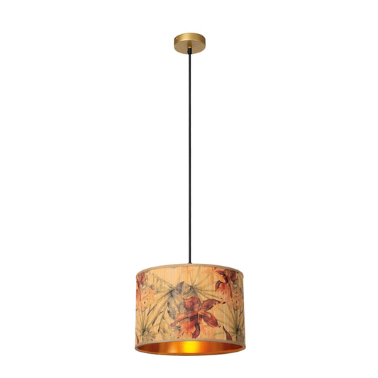 Lucide TANSELLE - Pendant light - Ø 30 cm - 1xE27 - Multicolor