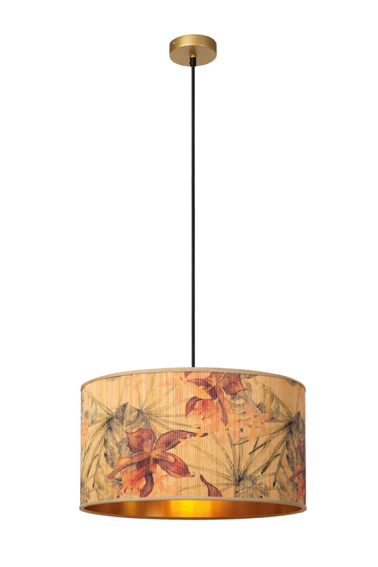 Lucide TANSELLE - Pendant light - Ø 45 cm - 1xE27 - Multicolor