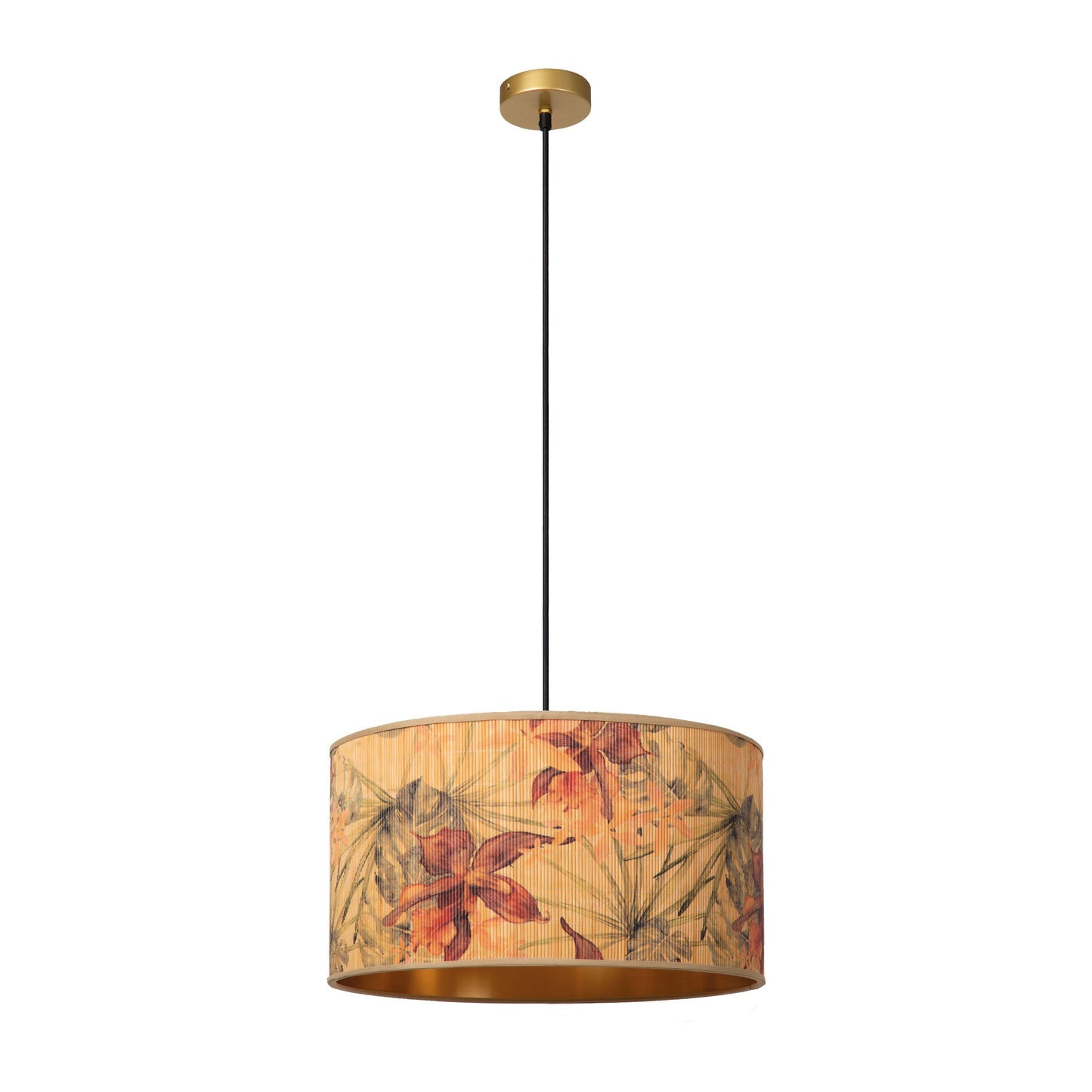 Lucide TANSELLE - Pendant light - Ø 45 cm - 1xE27 - Multicolor