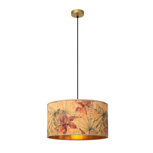 Lucide TANSELLE - Pendant light - Ø 45 cm - 1xE27 - Multicolor