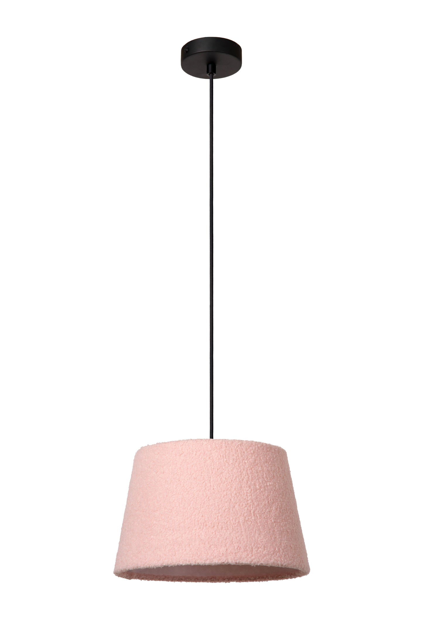 Lucide WOOLLY - Pendant light - Ø 28 cm - 1xE27 - Pink