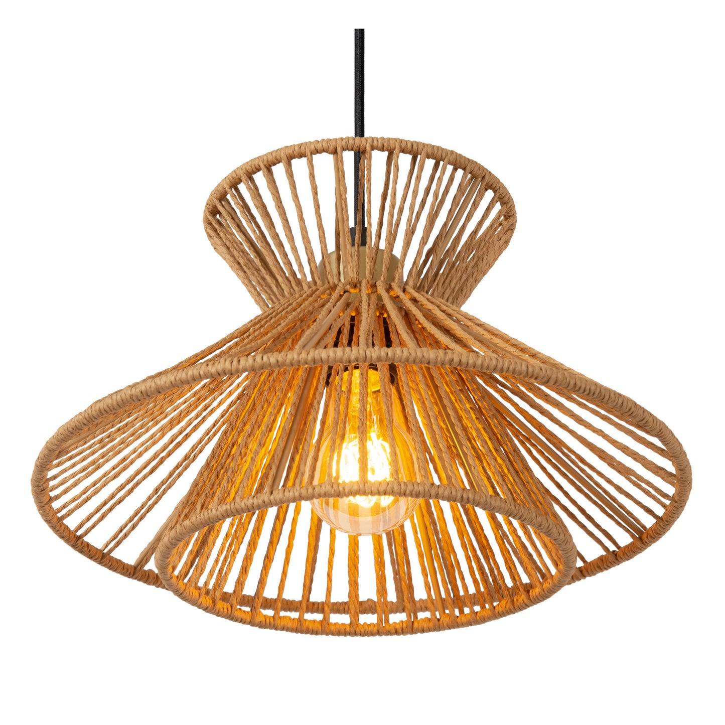 Lucide TASMAN - Pendant light - 3xE27 - Natural