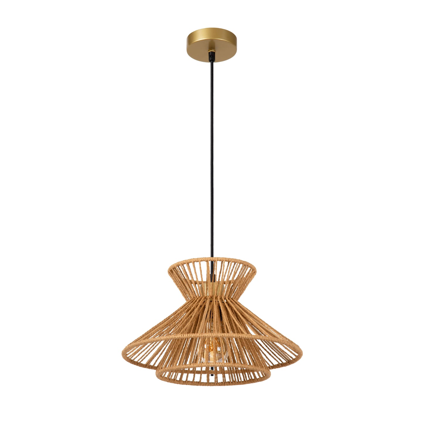 Lucide TASMAN - Pendant light - 1xE27 - Natural