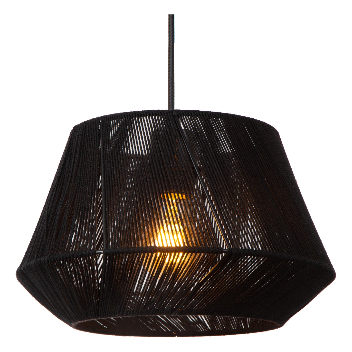 Lucide JESSICA - Pendant light - Ø 35,5 cm - 3xE27 - Black