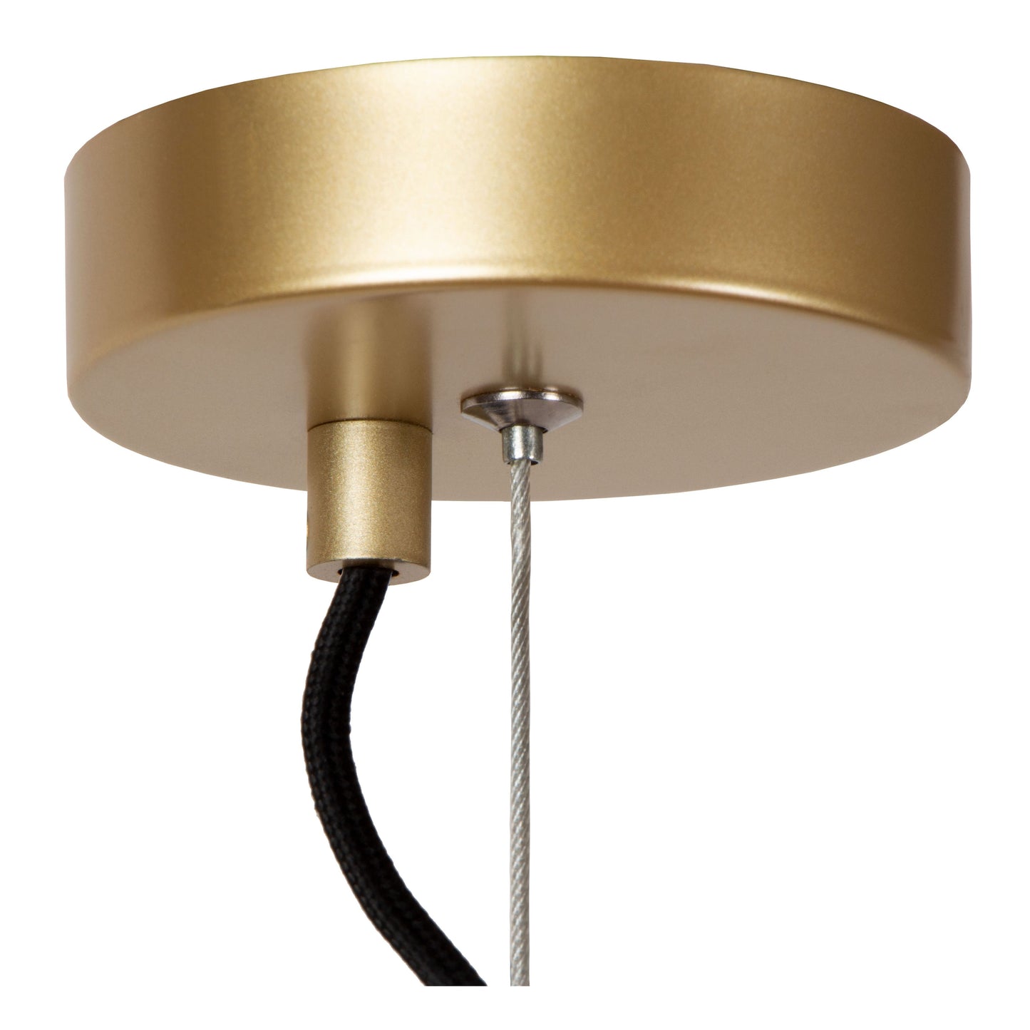 Lucide HANNELORE - Pendant light - Ø 40 cm - 1xE27 - Matt Gold / Brass