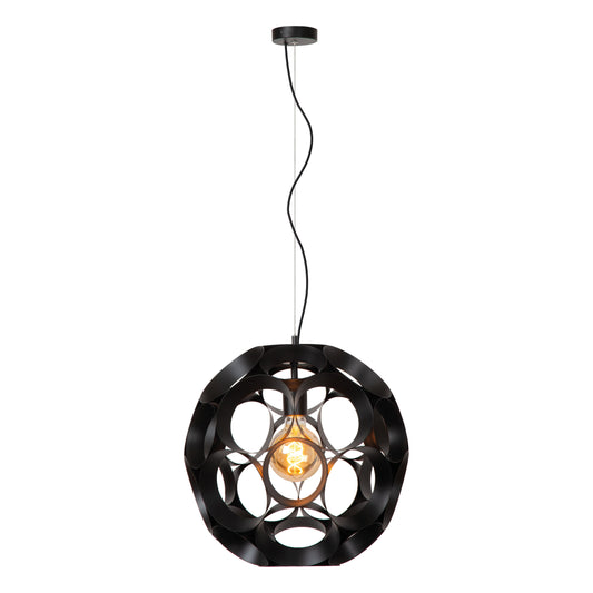 Lucide HANNELORE - Pendant light - Ø 40 cm - 1xE27 - Black