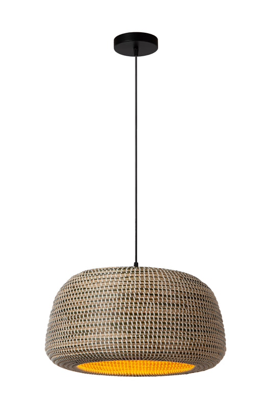 Lucide MADUKA - Pendant light - 1xE27 - Brown