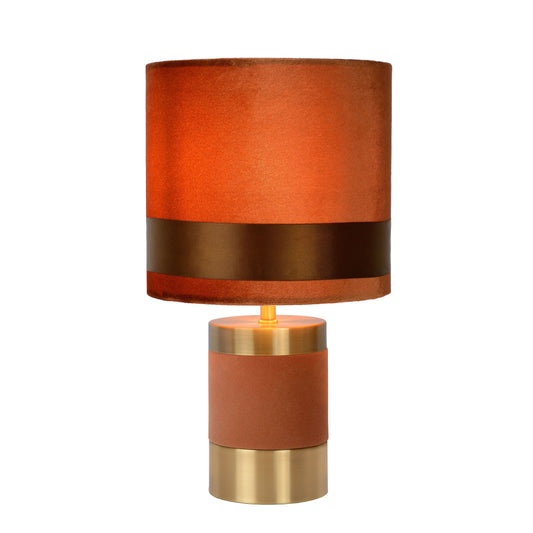 Lucide EXTRAVAGANZA FRIZZLE - Table lamp - Ø 18 cm - 1xE14 - Brown