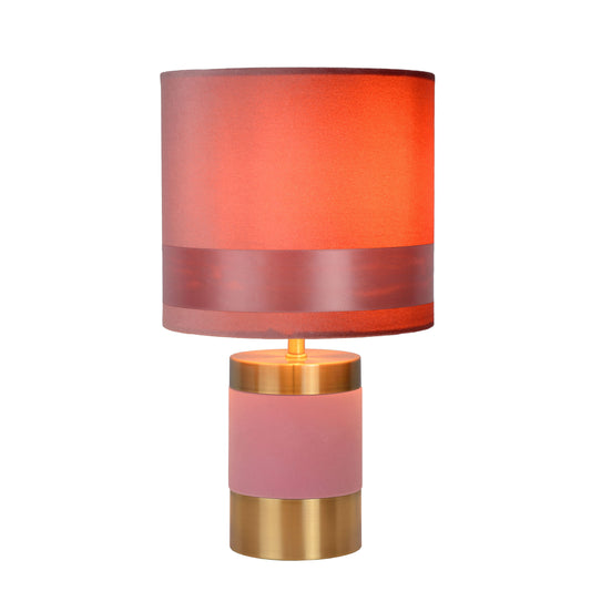 Lucide EXTRAVAGANZA FRIZZLE - Table lamp - Ø 18 cm - 1xE14 - Pink