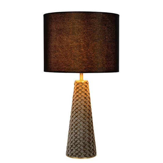 Lucide EXTRAVAGANZA VELVET - Table lamp - Ø 25 cm - 1xE27 - Black