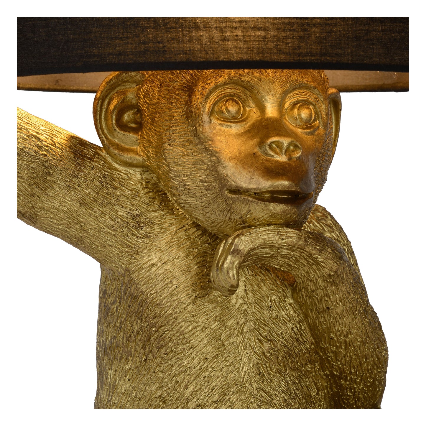 Lucide EXTRAVAGANZA CHIMP - Table lamp - Ø 30 cm - 1xE14 - Black