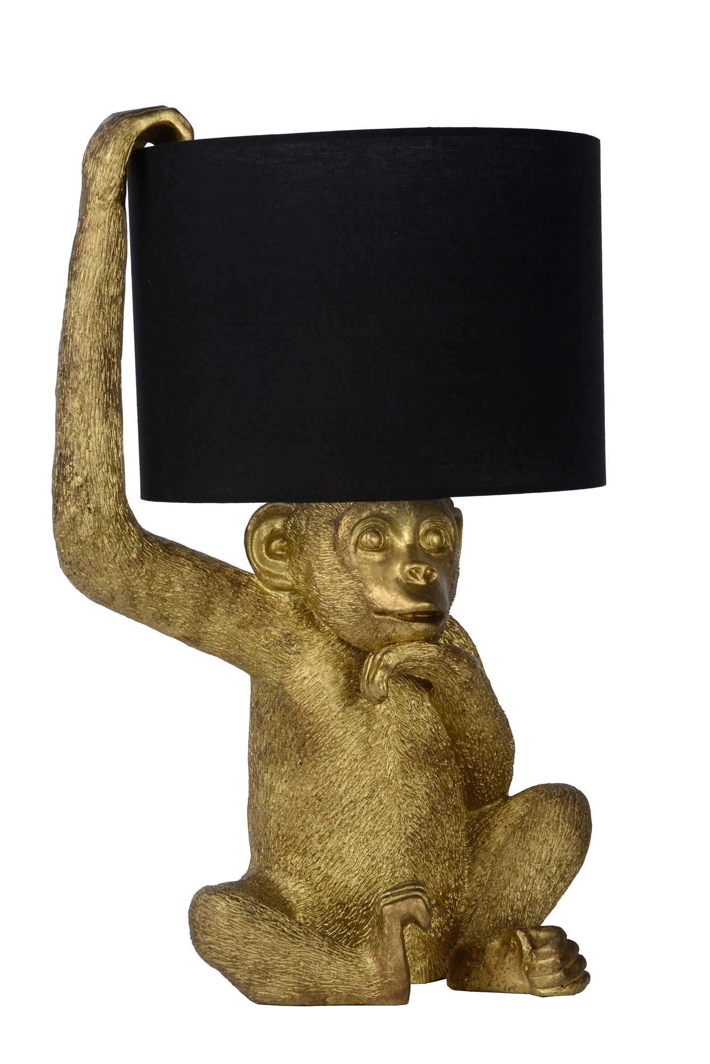 Lucide EXTRAVAGANZA CHIMP - Table lamp - Ø 30 cm - 1xE14 - Black