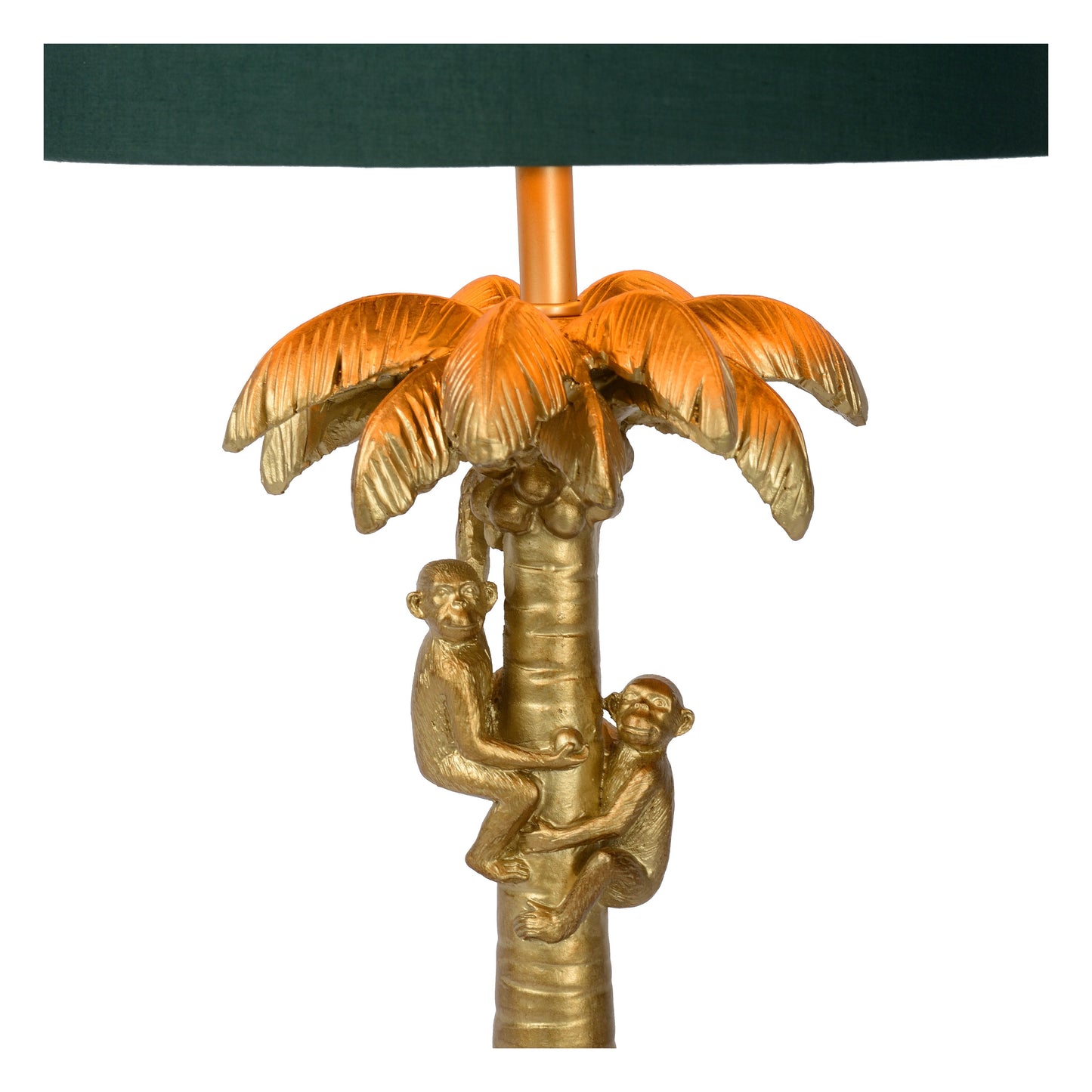 Lucide EXTRAVAGANZA COCONUT - Table lamp - Ø 30,5 cm - 1xE27 - Matt Gold / Brass