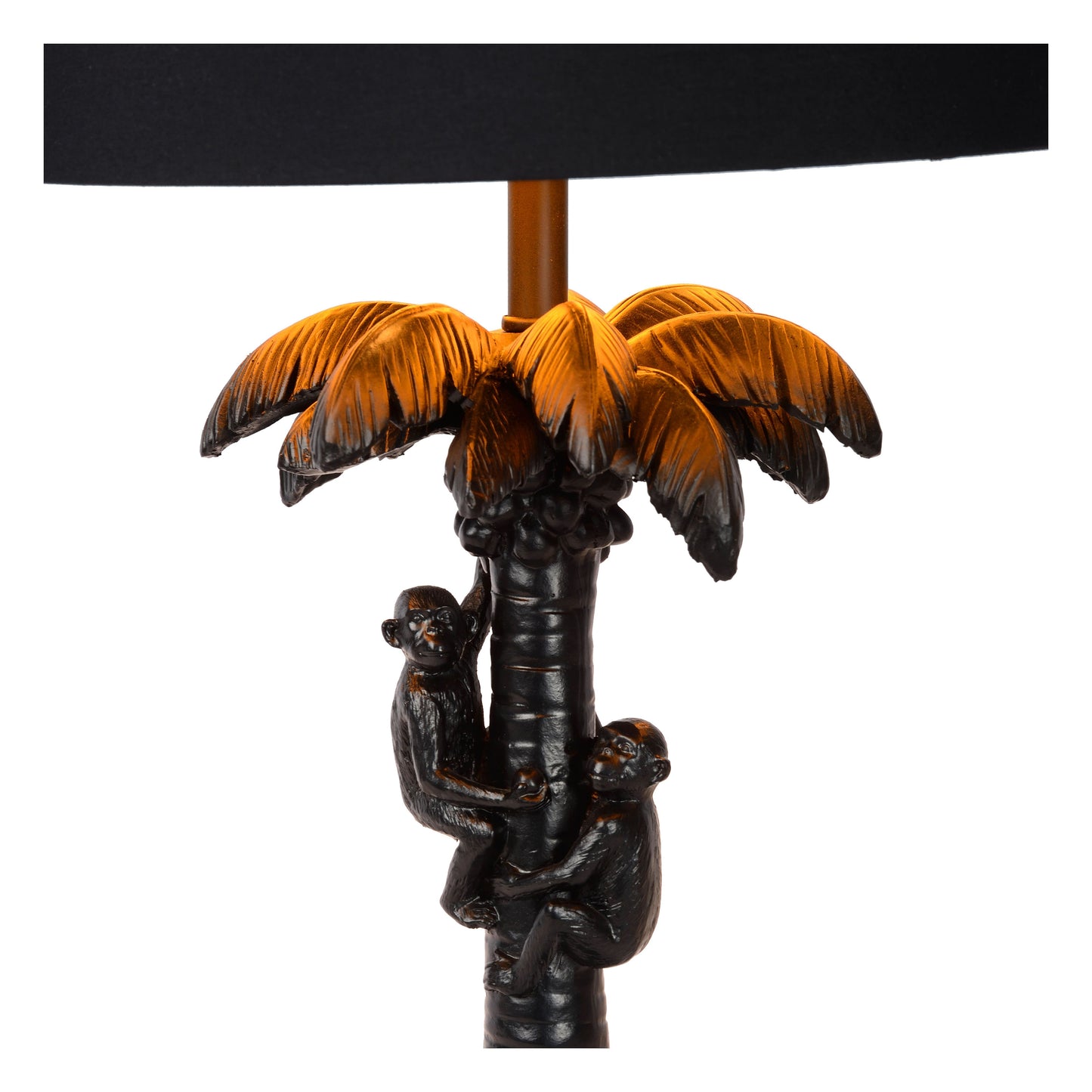 Lucide EXTRAVAGANZA COCONUT - Table lamp - Ø 30,5 cm - 1xE27 - Black