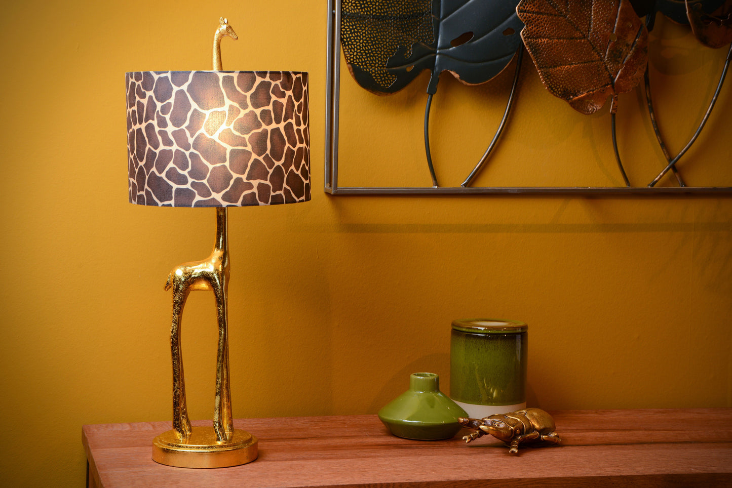 Lucide EXTRAVAGANZA MISS TALL - Table lamp - Ø 25 cm - 1xE27 - Matt Gold / Brass