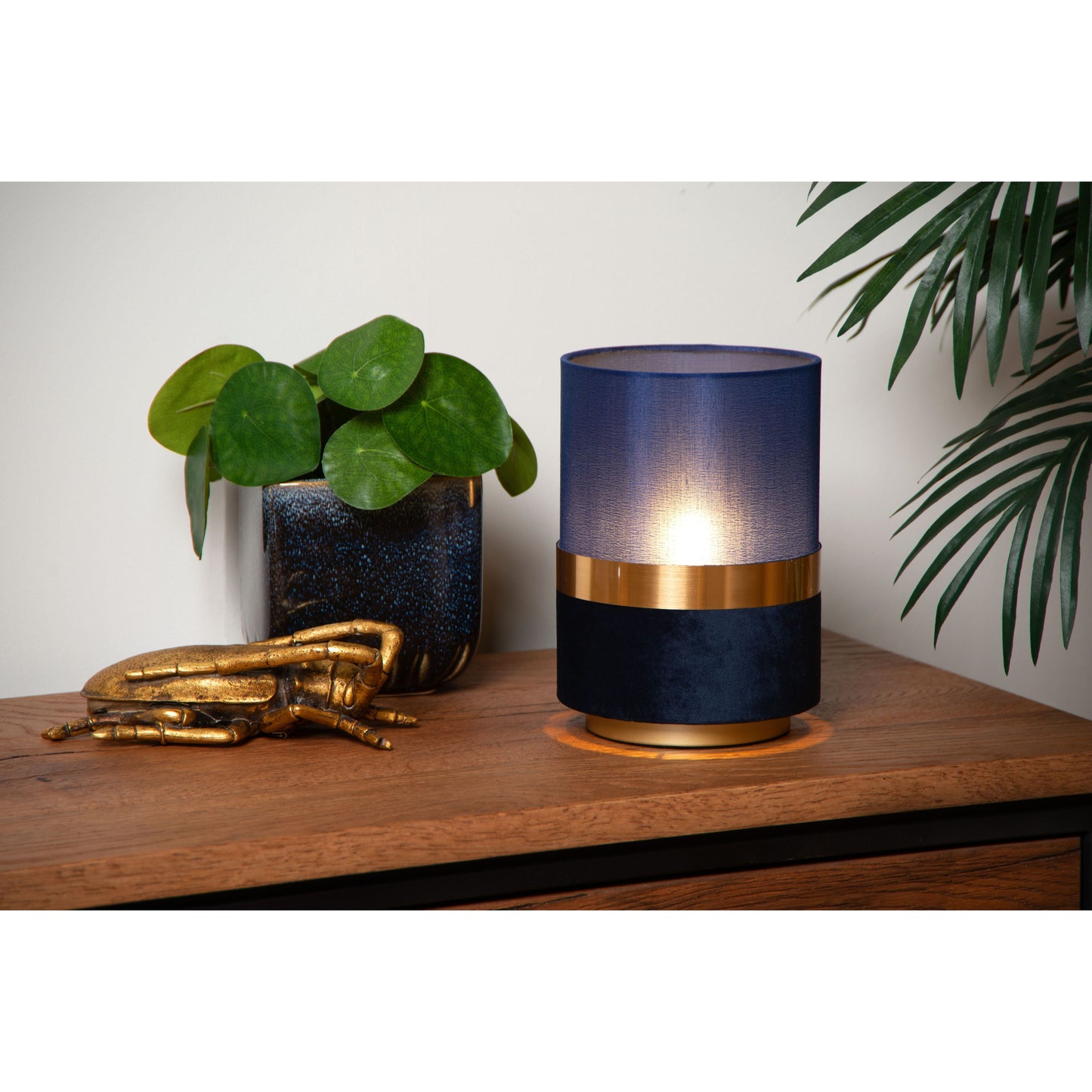 Lucide EXTRAVAGANZA TUSSE - Table lamp - Ø 15 cm - 1xE14 - Blue