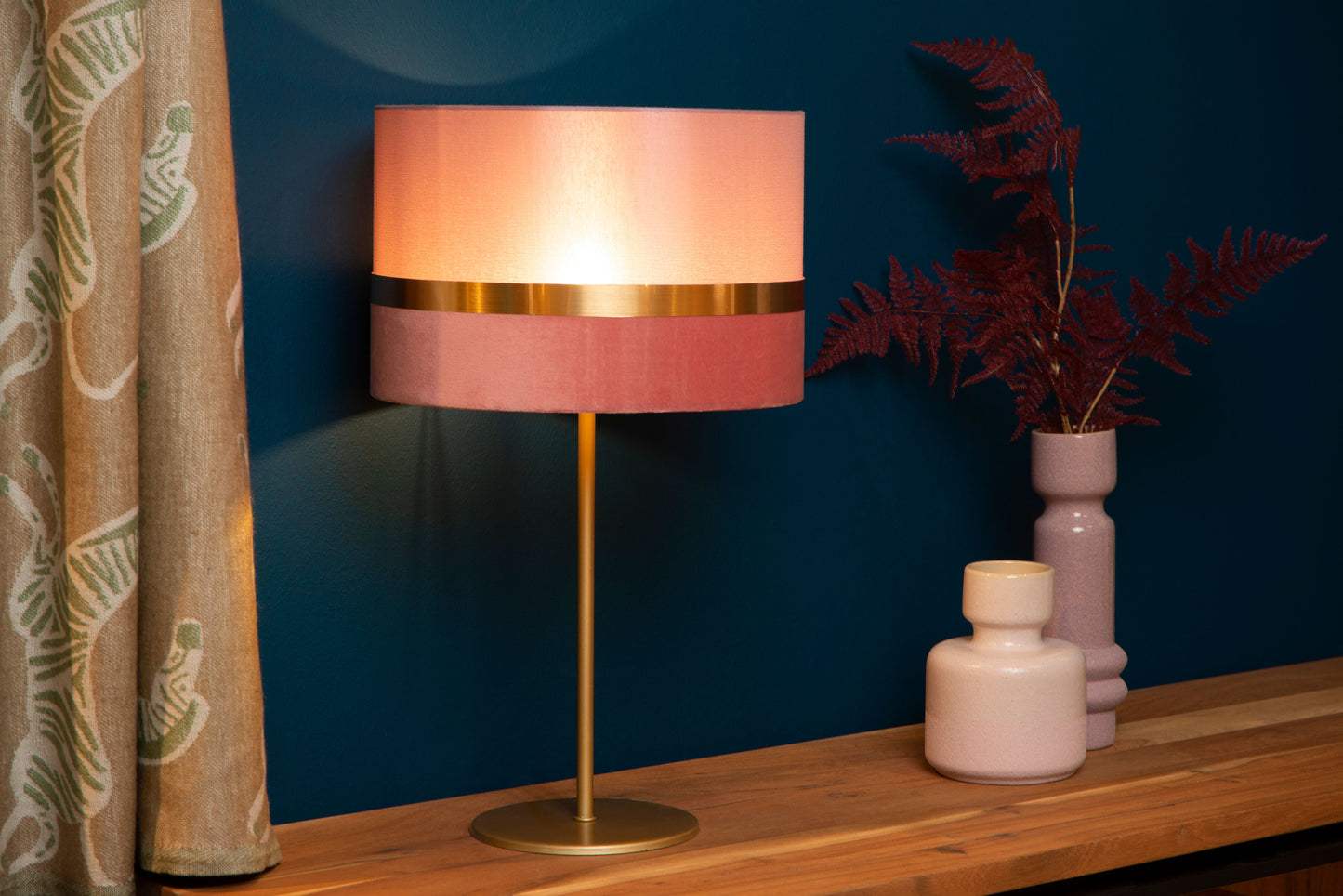 Lucide EXTRAVAGANZA TUSSE - Table lamp - Ø 30 cm - 1xE14 - Pink