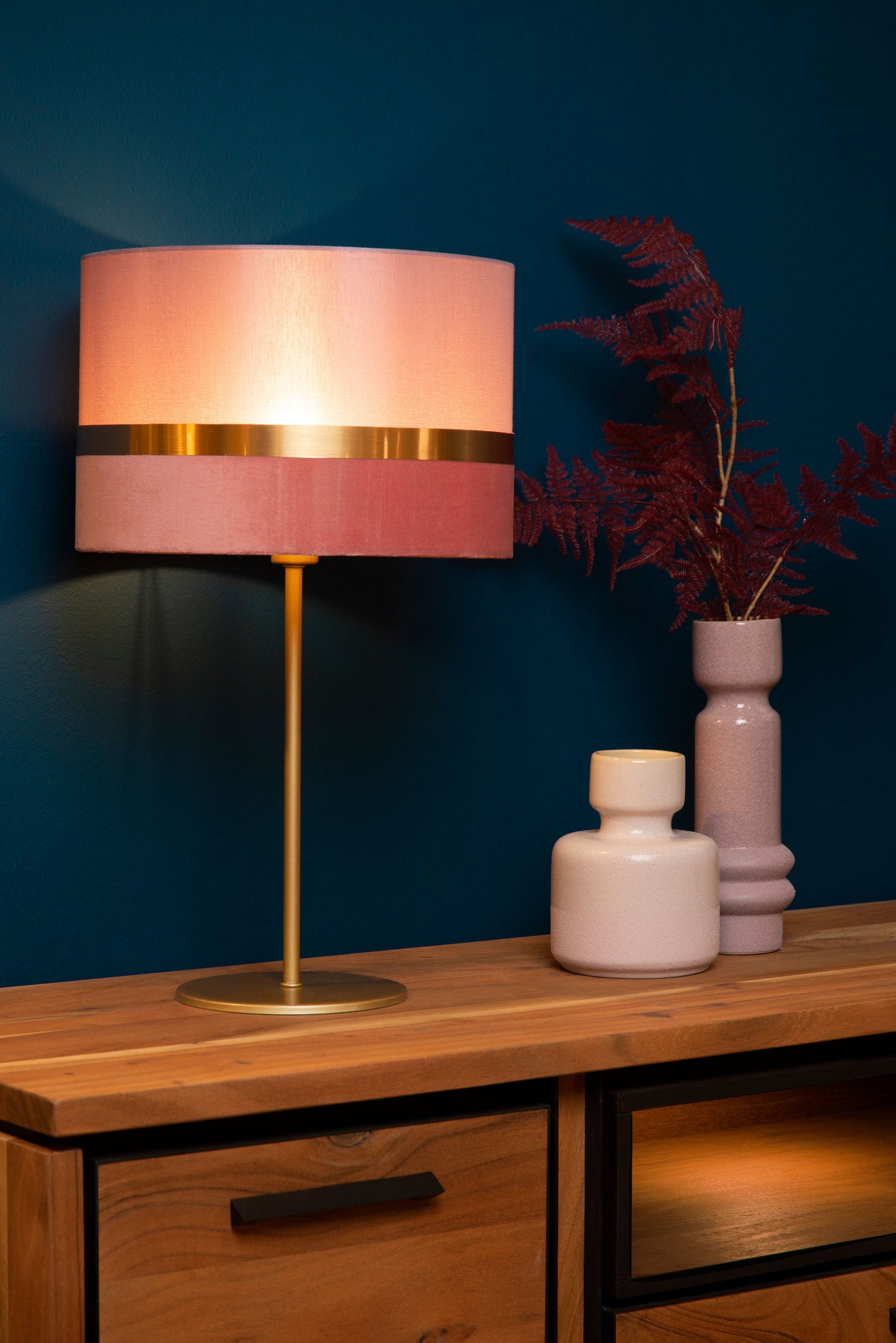 Lucide EXTRAVAGANZA TUSSE - Table lamp - Ø 30 cm - 1xE14 - Pink