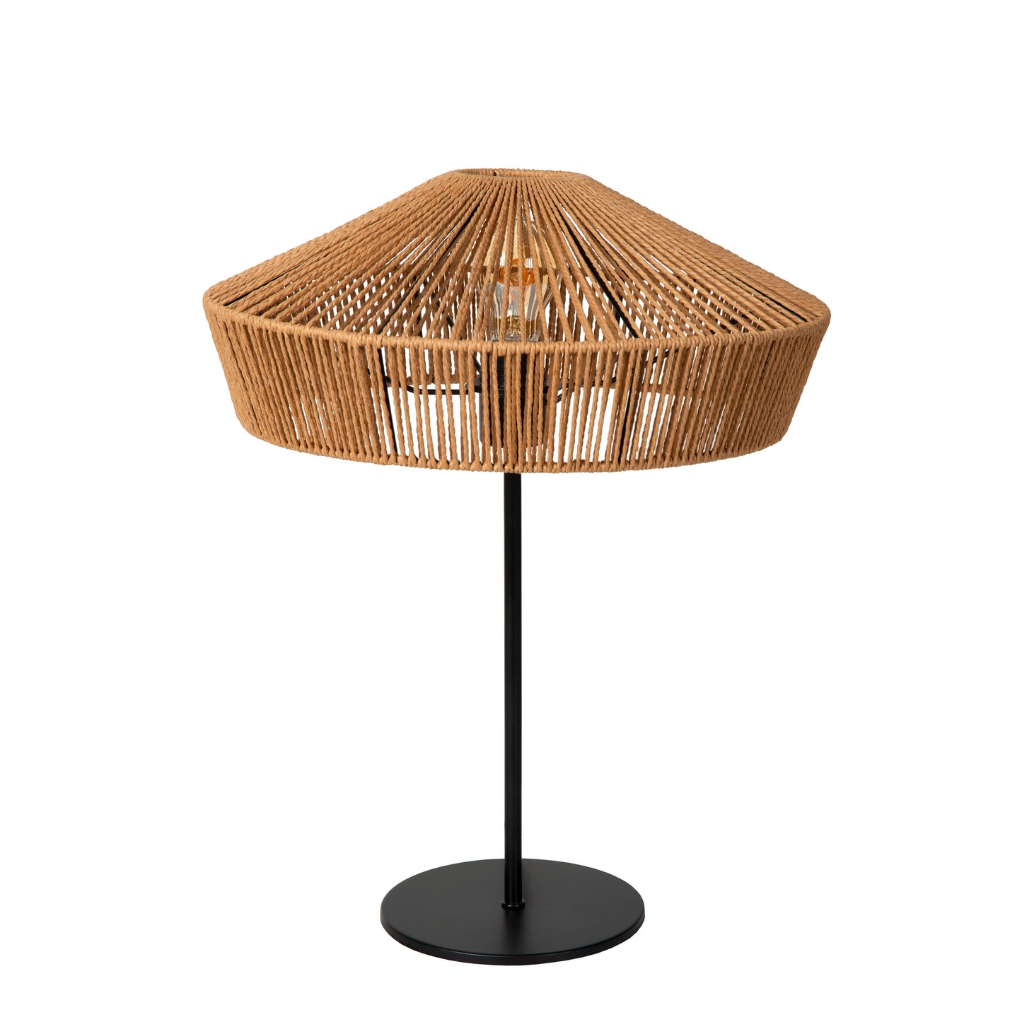 Lucide YUNKAI - Table lamp - Ø 40 cm - 1xE27 - Natural