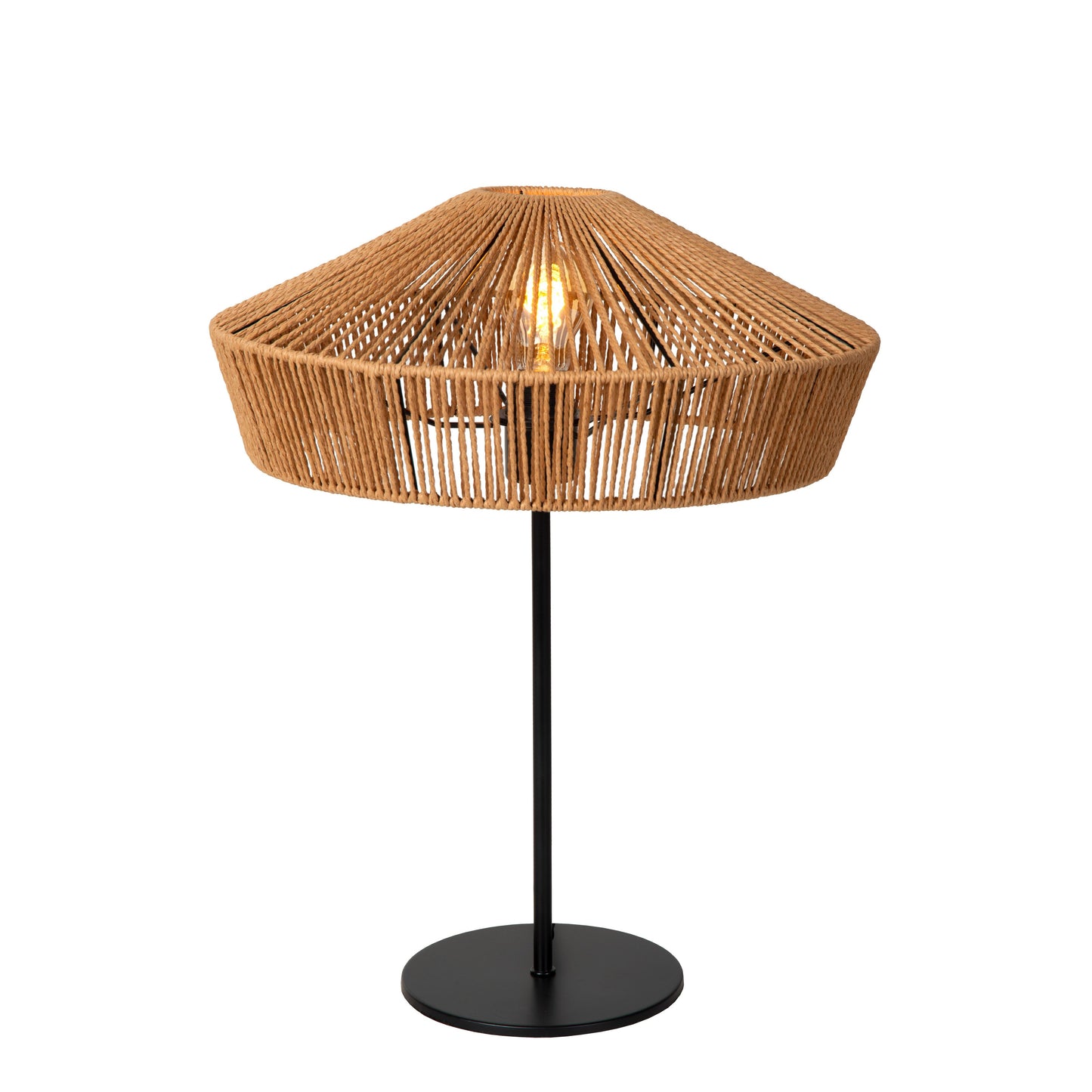 Lucide YUNKAI - Table lamp - Ø 40 cm - 1xE27 - Natural