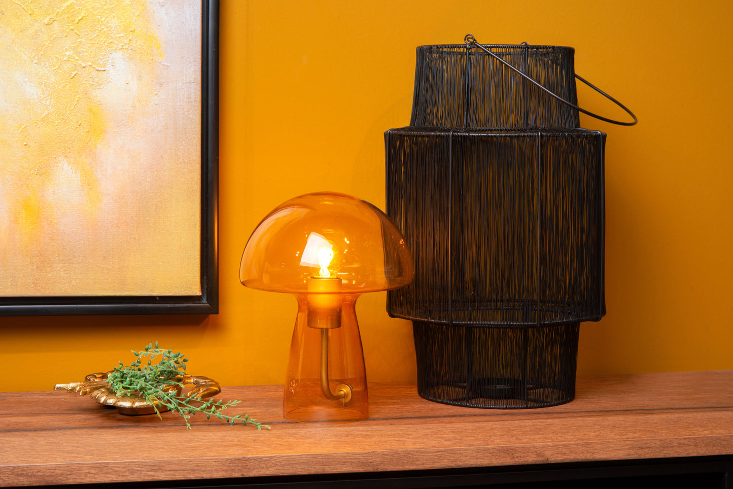 Lucide FUNGO - Table lamp - 1xE27 - Orange