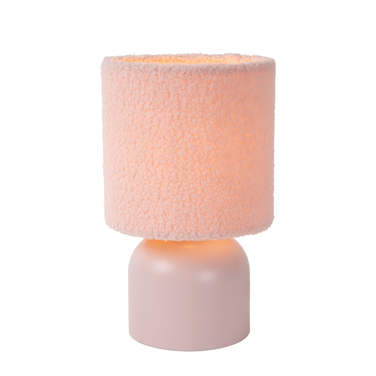 Lucide WOOLLY - Table lamp - Ø 16 cm - 1xE14 - Pink