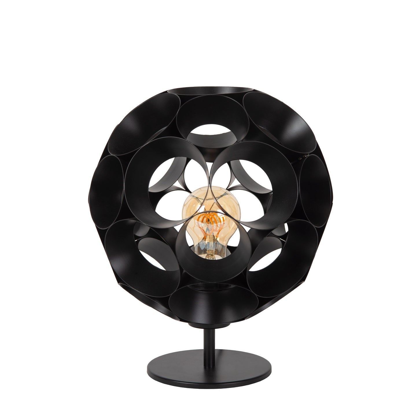 Lucide HANNELORE - Table lamp - Ø 25 cm - 1xE27 - Black