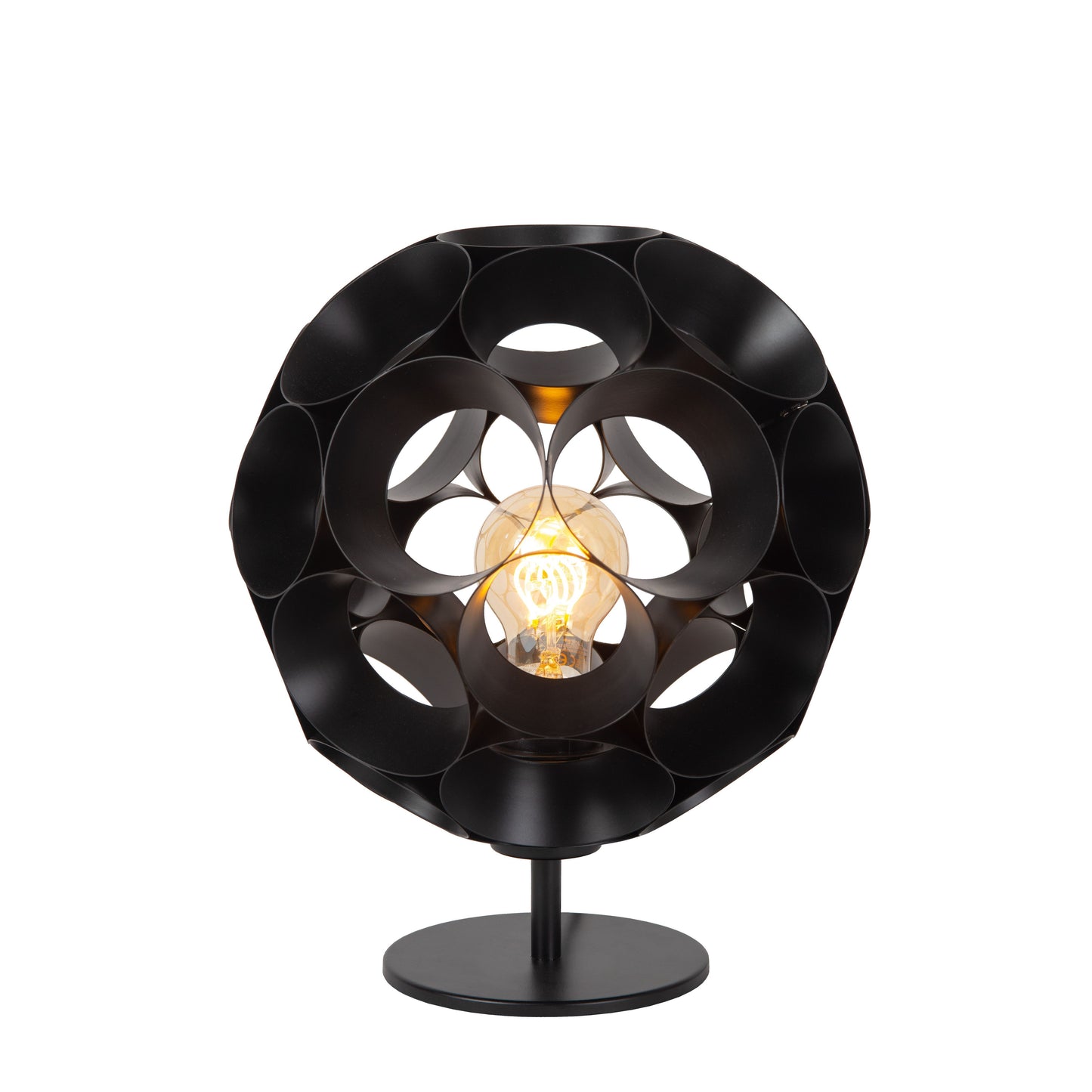 Lucide HANNELORE - Table lamp - Ø 25 cm - 1xE27 - Black